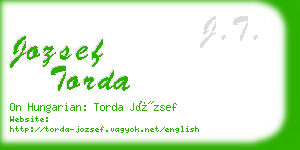 jozsef torda business card